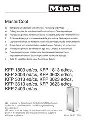 Miele MasterCool KFP 1803 ed/cs Manual Del Usuario