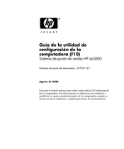 Hp rp5000 Guía De La Utilidad De Configuración De La Computadora