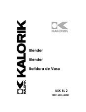Kalorik USK BL 2 Manual De Instrucciones