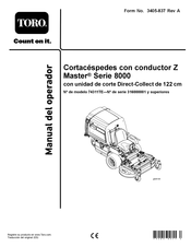 Toro Z Master 8000 Serie Manual Del Operador