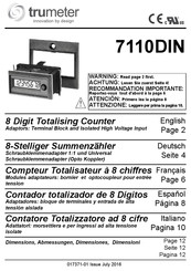 Trumeter 7110DIN Manual De Instrucciones