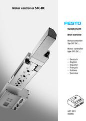 Festo SFC-DC Serie Manual De Instrucciones