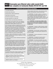 NVT NV-EC1701 Manual Del Usuario