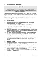 Velleman DVM990BL Manual Del Usuario