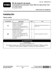 Toro Groundsmaster 7200 Serie Instrucciones De Instalación