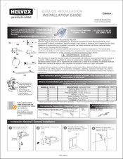 Helvex Clásica 105 Guia De Instalacion