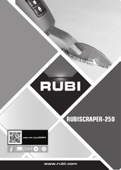 Rubi SCRAPER-250 Manual De Instrucciones