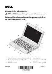 Dell Latitude 2100 Información Sobre Configuración Y Características