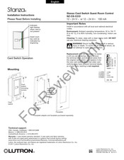 Lutron Stanza Instrucciones De Instalación