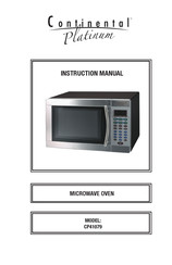 Continental Platinum CP41079 Manual De Instrucciones