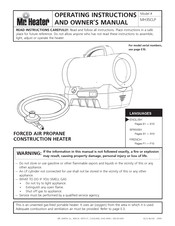 Mr. Heater MH35CLP Instrucciones De Uso Y Manual Del Usuario