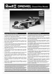 REVELL DREMEL Grand-Prix Manual De Instrucciones