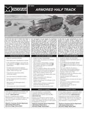 Monogram ARMORED HALF TRACK Manual De Instrucciones