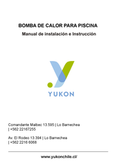 Yukon PASRW040-AE Manual De Instalación E Instrucción