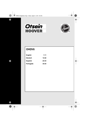 Hoover Otsein OHDV6 Manual Del Usuario