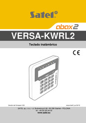 Satel abax2 VERSA-KWRL2 Manual De Instrucciones