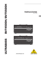 Behringer ULTRABASS BVT4500H Instrucciones