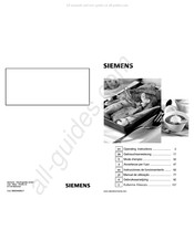 Siemens ER926SB70E Instrucciones De Funcionamiento