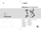 Bosch AdvancedImpact 18 QuickSnap Manual Original