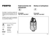 Festo PEV-1/4A-SW27 Instrucciones De Utilizacion