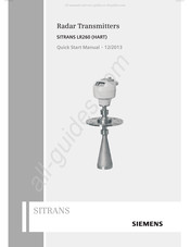 Siemens Sitrans LR260 Guia De Inicio Rapido