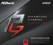 ASROCK Phantom Gaming AMD Radeon RX 5600 XT Manual De Instrucciones