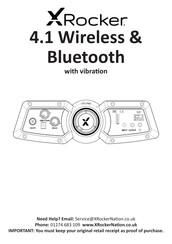 X Rocker 4.1 Wireless & Bluetooth Manual De Instrucciones