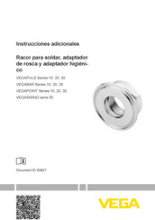 Vega VEGAPULS 10 Serie Instrucciones Adicionales