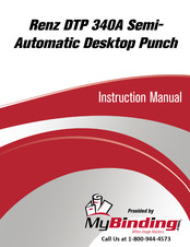 Renz DTP A 340 Instrucciones