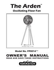 Fanimation ARDEN FP8014 Serie El Manual Del Propietario