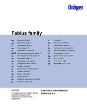 Dräger Fabius plus XL Manual Del Usuario
