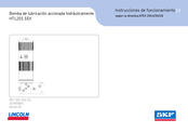 SKF LINCOLN HTL201 EEX Instrucciones De Funcionamiento