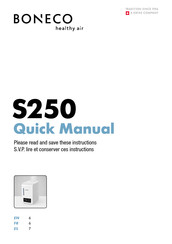 Boneco S250 Manual Rápido