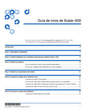 Quantum Scalar i500 Guía De Inicio