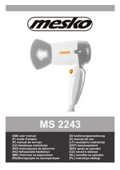 Mesko MS 2243 Manual De Uso