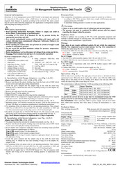 Emerson OM5 TraxOil Instrucciones De Funcionamiento