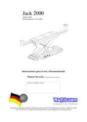 Nubbaum Hebetechnik 2000 Instrucciones Para El Uso Y Documentación