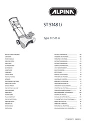 Alpine ST 5148 Li Uso Y Mantenimiento