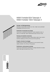 hawa Frontslide 100/A-Telescopic 4 Manual Del Usuario