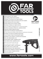 Far Tools MP50D Traducción Del Manual De Instrucciones Original