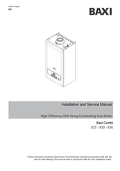 Baxi Combi 836 Manual De Instalación Y Servicio