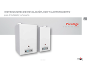 ACV Prestige 50 Solo Instrucciones De Instalación, Uso Y Mantenimiento