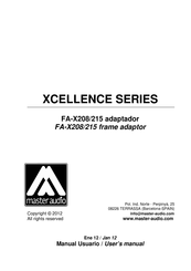 Master audio XCELLENCE SERIE Manual Usuario