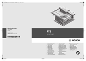 Bosch PTS 10 T Manual Original