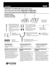 Cooper HALO SMD4 WH Serie Instrucciones