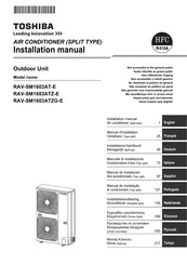 Toshiba RAV-SM1603ATZG-E Manual De Instalación