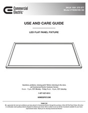 Commercial Electric 1001 375 577 Guía De Uso Y Cuidado