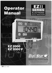 DIGI-STAR EZ 2000 V Manual Del Operador