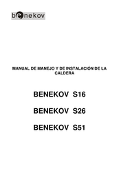 BENEKOV S16 Manual De Manejo Y De Instalación