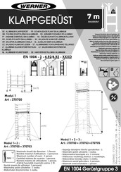 Werner 370700 Manual Del Usuario